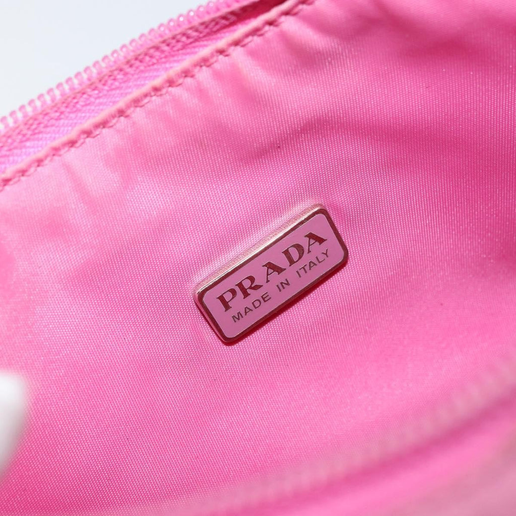 Prada Hobo Tessuto Pink Nylon Handbag (Pre-Owned)