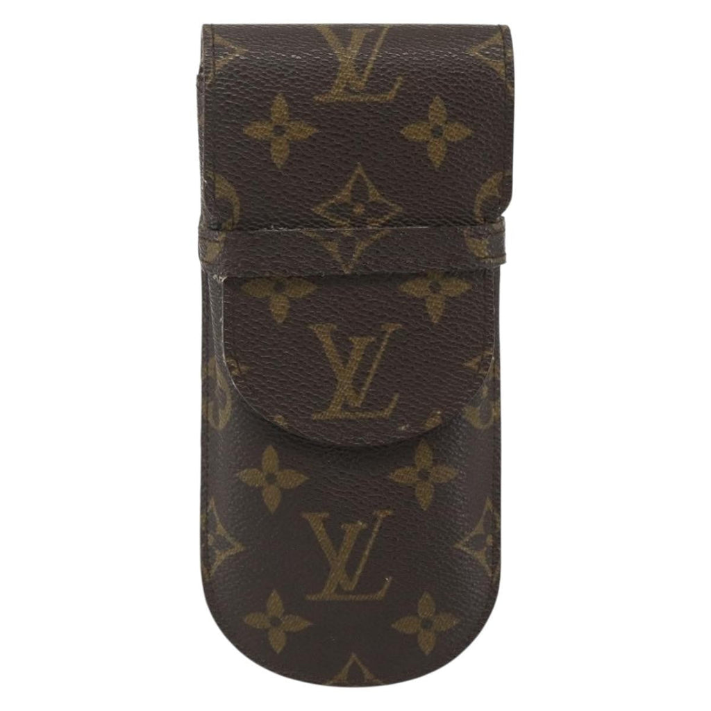 Louis Vuitton Etui À Lunette Canvas Brown Canvas Wallets Accessory (Pre-Owned)