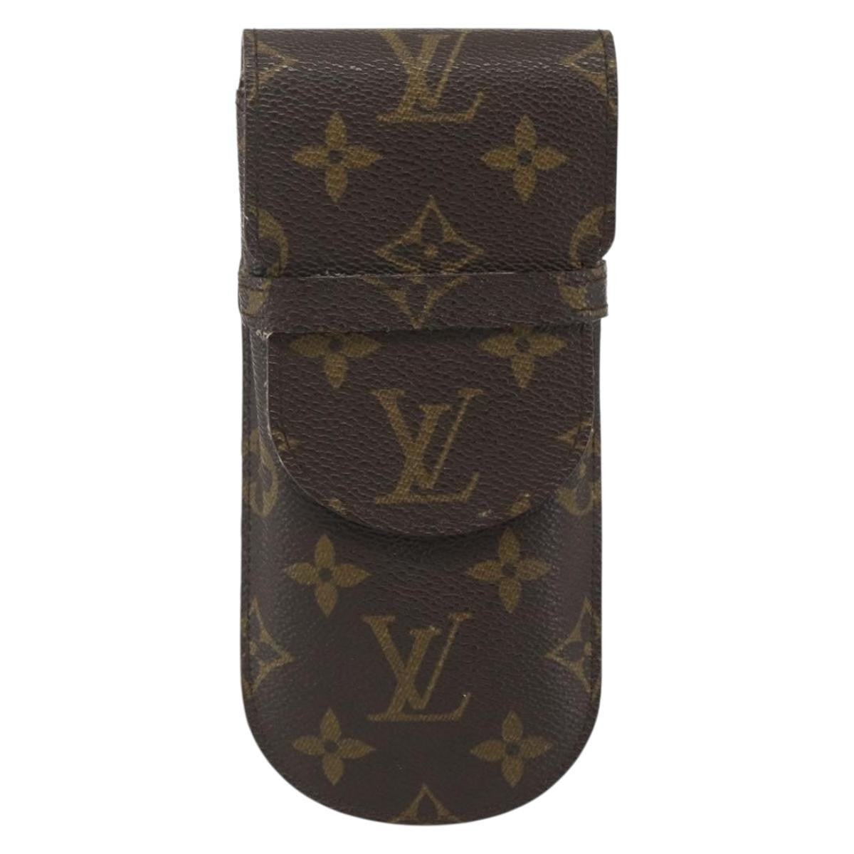 Louis Vuitton Etui À Lunette Canvas Brown Canvas Wallets Accessory (Pre-Owned)