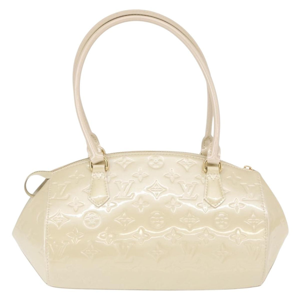 Louis Vuitton Sherwood Handbag Monogram Vernis Beige Patent_Leather Handbag (Pre-Owned)