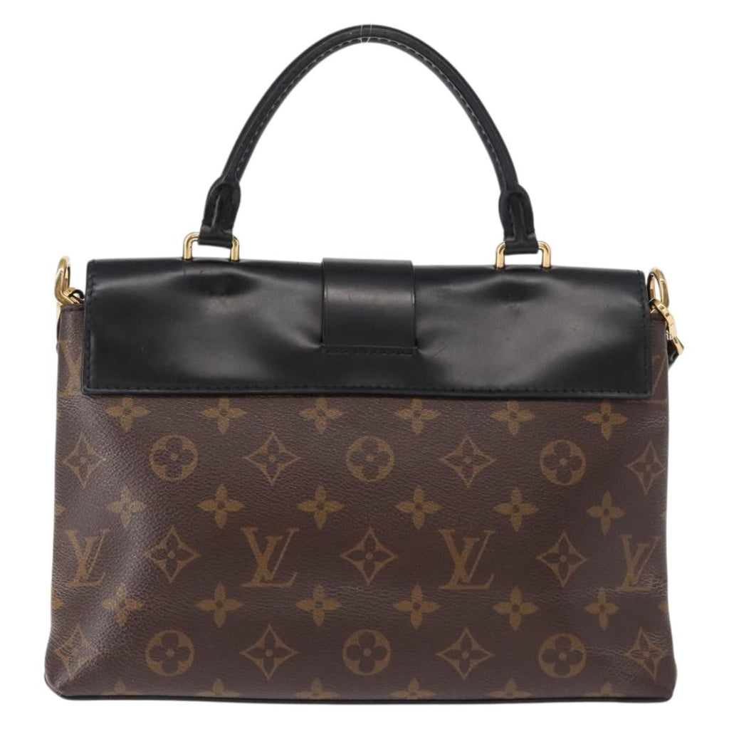 Louis Vuitton One Handle Flap Bag Monogram Canvas And Leather Brown Canvas Handbag (Pre-Owned)