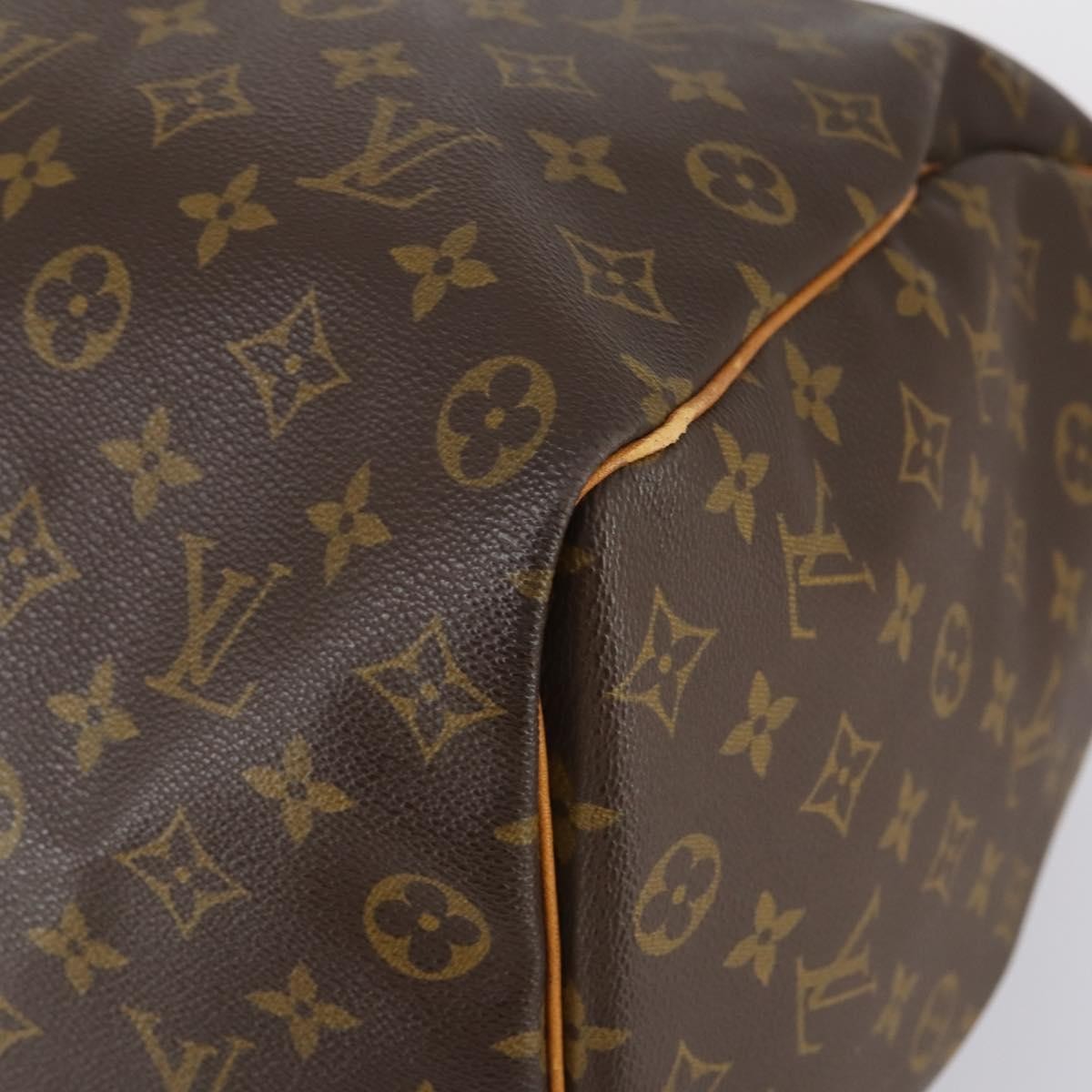 Louis Vuitton Keepall Bag Monogram Canvas Brown Canvas Travel Bag Bag (Pre-Owned)