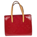Louis Vuitton Catalina Handbag Monogram Vernis Red Patent_Leather Handbag (Pre-Owned)