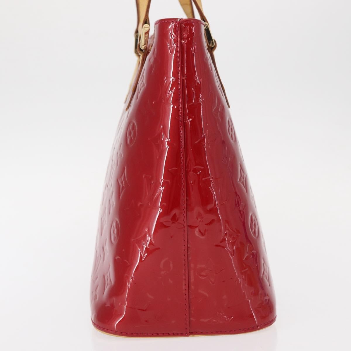 Louis Vuitton Houston Handbag Monogram Vernis Red Patent_Leather Handbag (Pre-Owned)