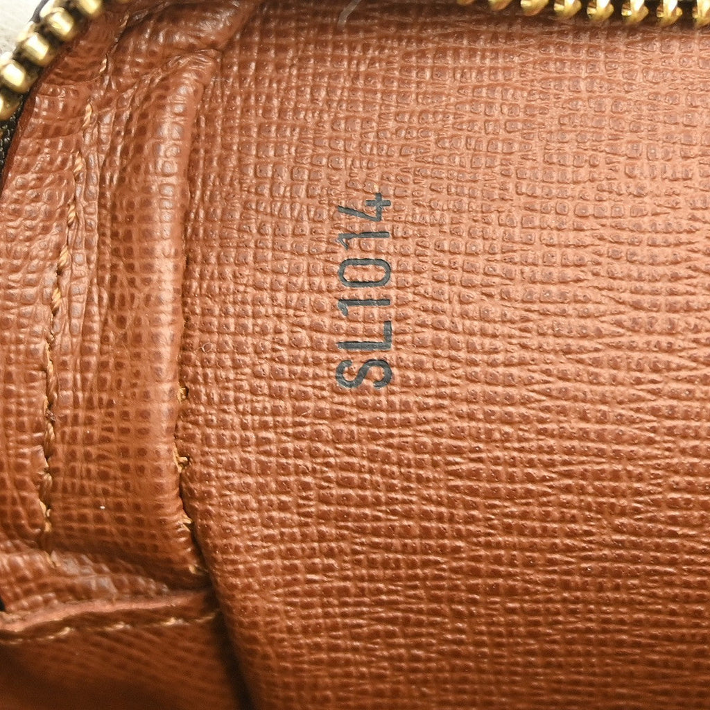 Louis Vuitton Danube Handbag Monogram Canvas Brown Canvas Shoulder Bag Bag (Pre-Owned)