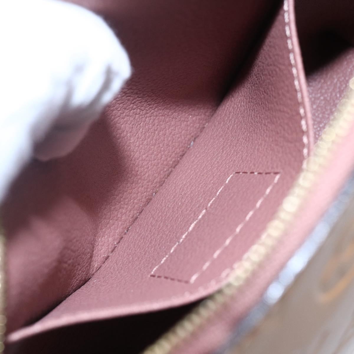 Louis Vuitton Cosmetic Pouch Monogram Vernis Brown Patent_Leather Clutche & Pouche Bag (Pre-Owned)