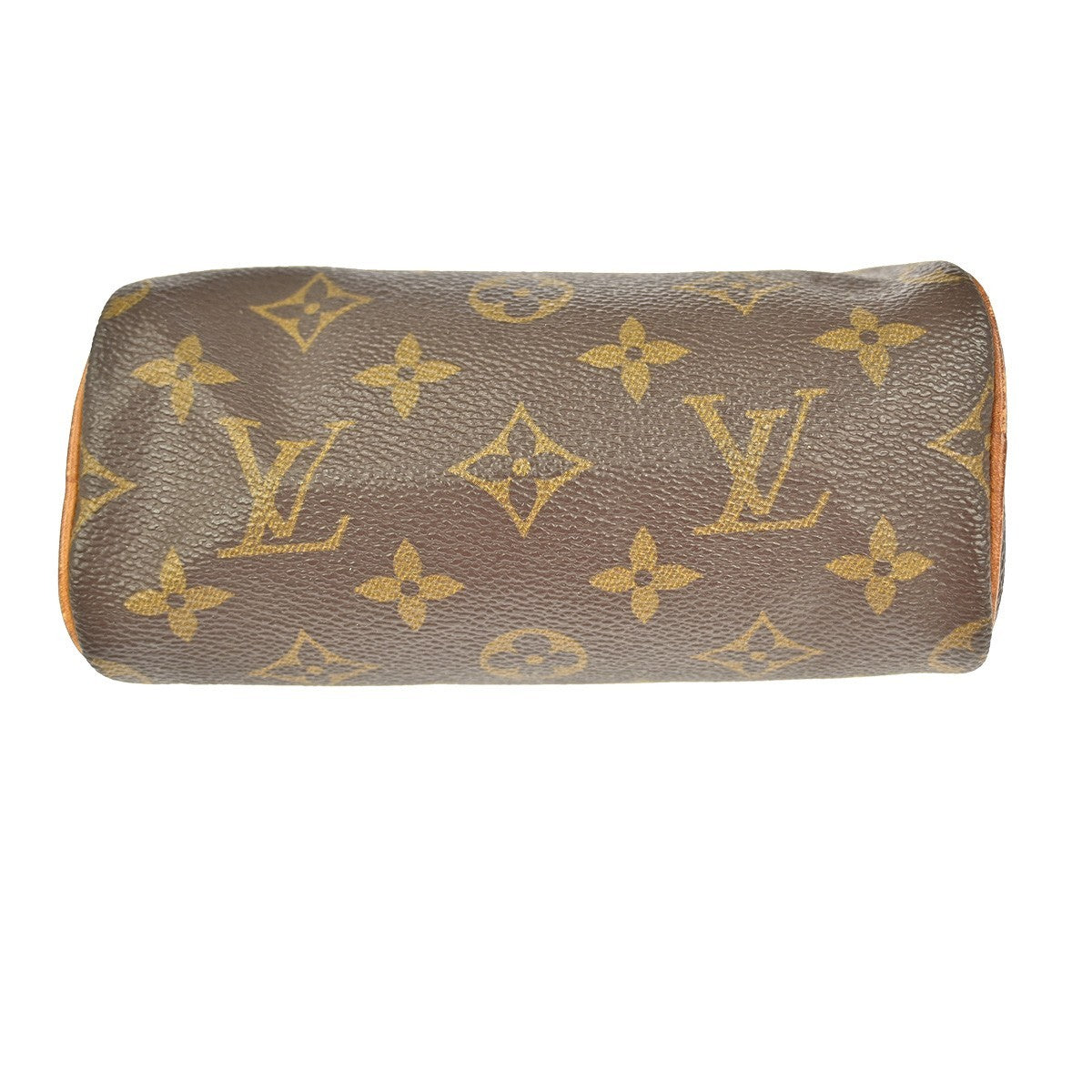 Louis Vuitton Speedy Mini Hl Handbag Monogram Canvas Brown Canvas Handbag (Pre-Owned)