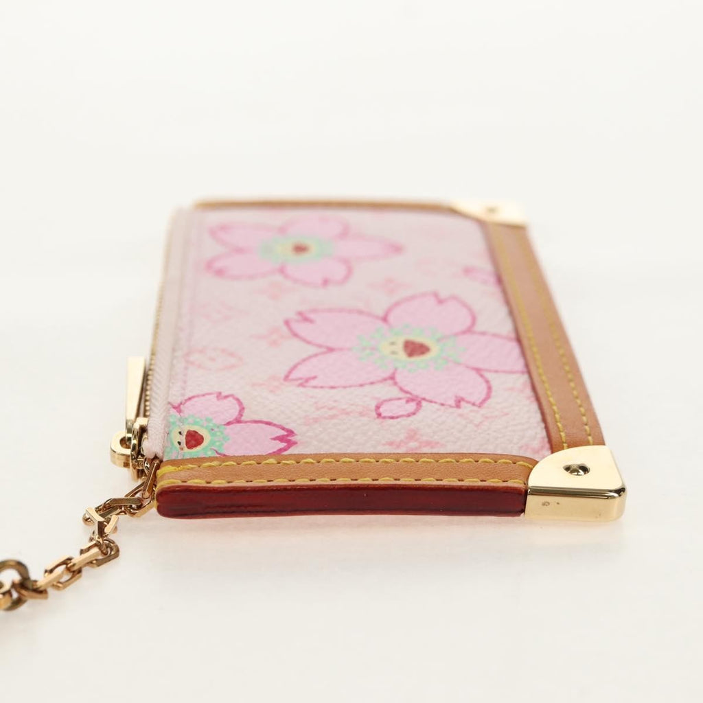 Louis Vuitton Pochette Cles Key Pouch Reverse Monogram Giant Pink Canvas Clutche & Pouche Bag (Pre-Owned)