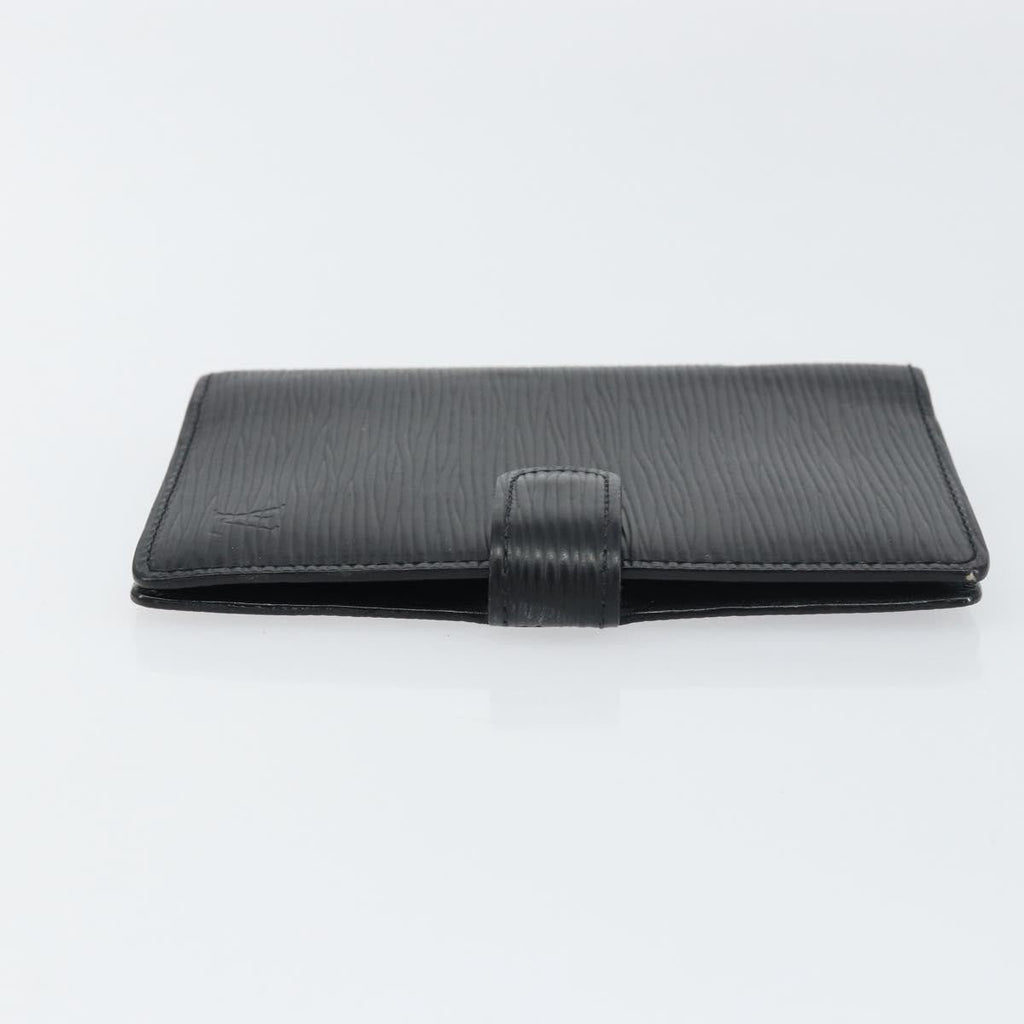 Louis Vuitton Agenda Cover Epi Leather Black Leather Wallets Accessory (Pre-Owned)