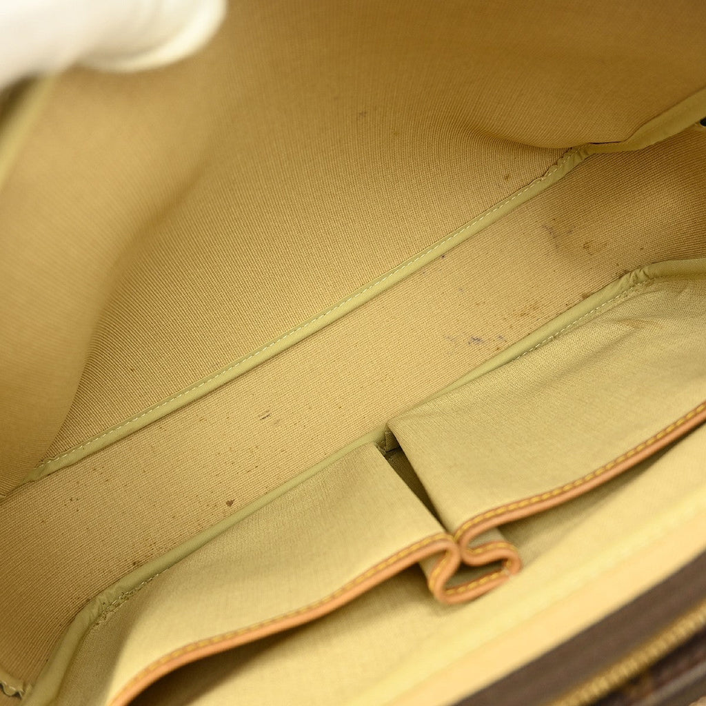 Louis Vuitton Reporter Bag Monogram Canvas Brown Canvas Shoulder Bag Bag (Pre-Owned)