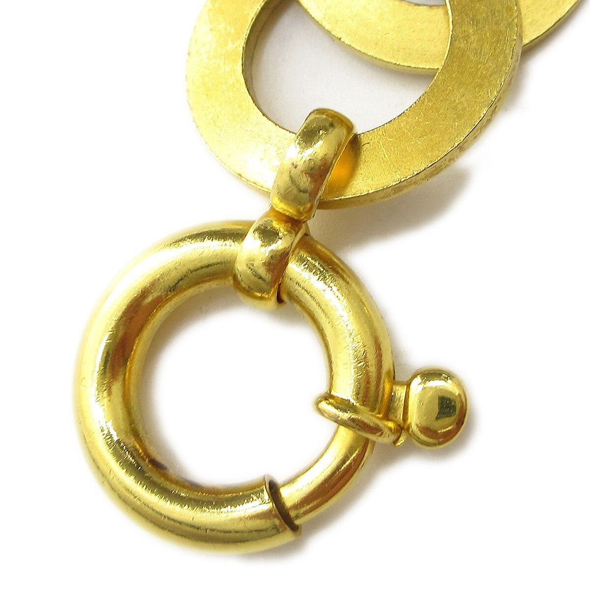 Chanel Vintage Heart Chain Belt Metal Gold Metal Belts Accessory (Pre-Owned)