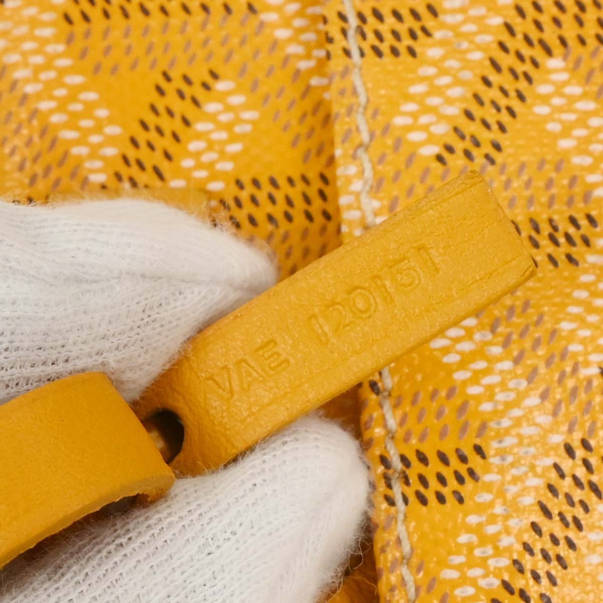 Goyard Saint Louis Tote Coated Canvas Yellow Canvas Tote Bag Bag (Pre-Owned)