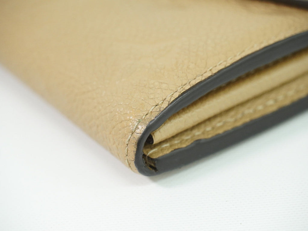 Louis Vuitton Sarah Wallet Nm Monogram Empreinte Leather Beige Leather Wallets Accessory (Pre-Owned)