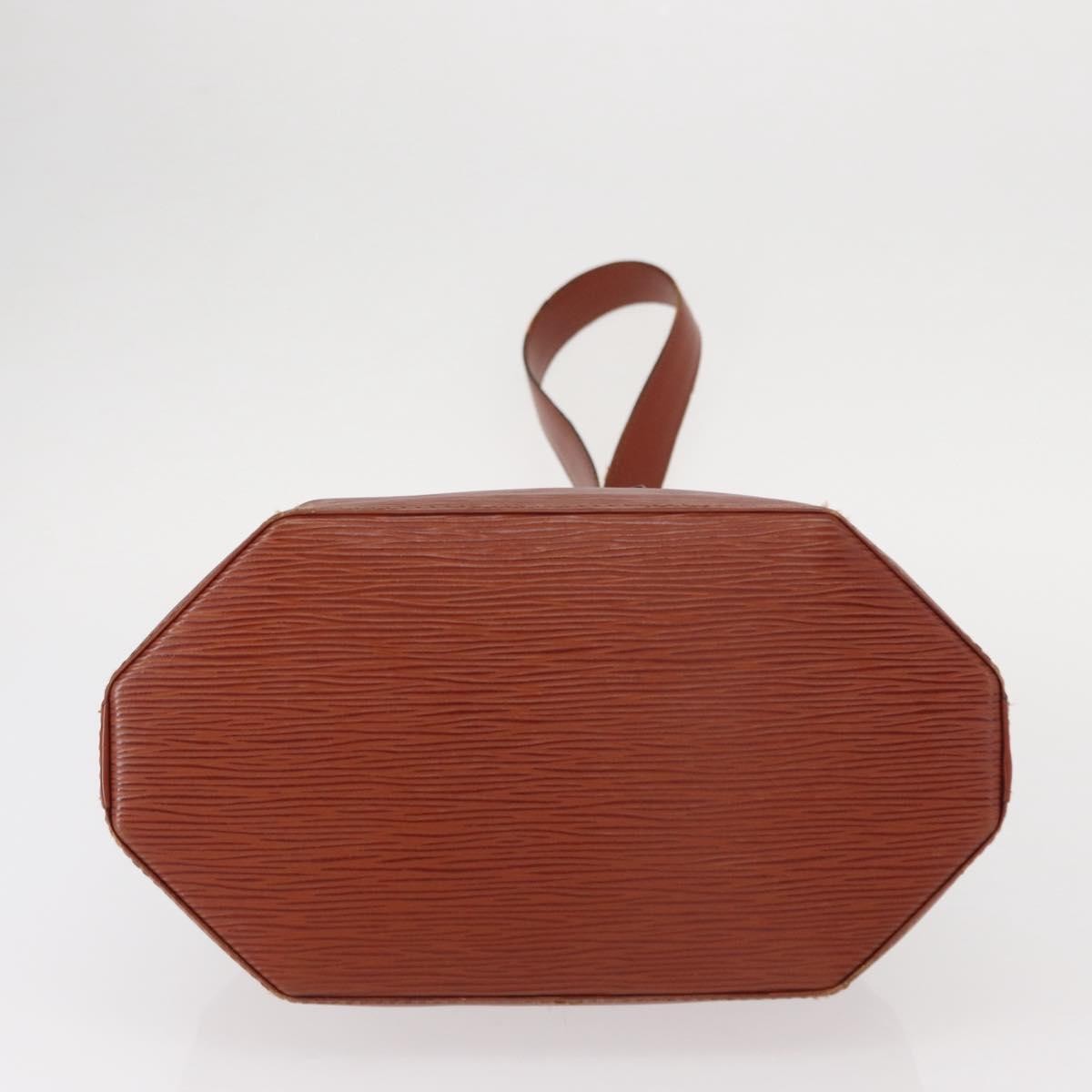 Louis Vuitton Vintage Sac D'epaule Handbag Epi Leather Brown Leather Shoulder Bag Bag (Pre-Owned)