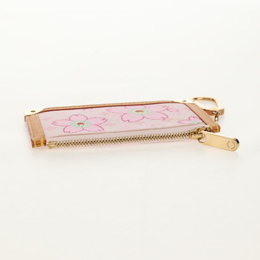 Louis Vuitton Pochette Cles Key Pouch Reverse Monogram Giant Pink Canvas Clutche & Pouche Bag (Pre-Owned)
