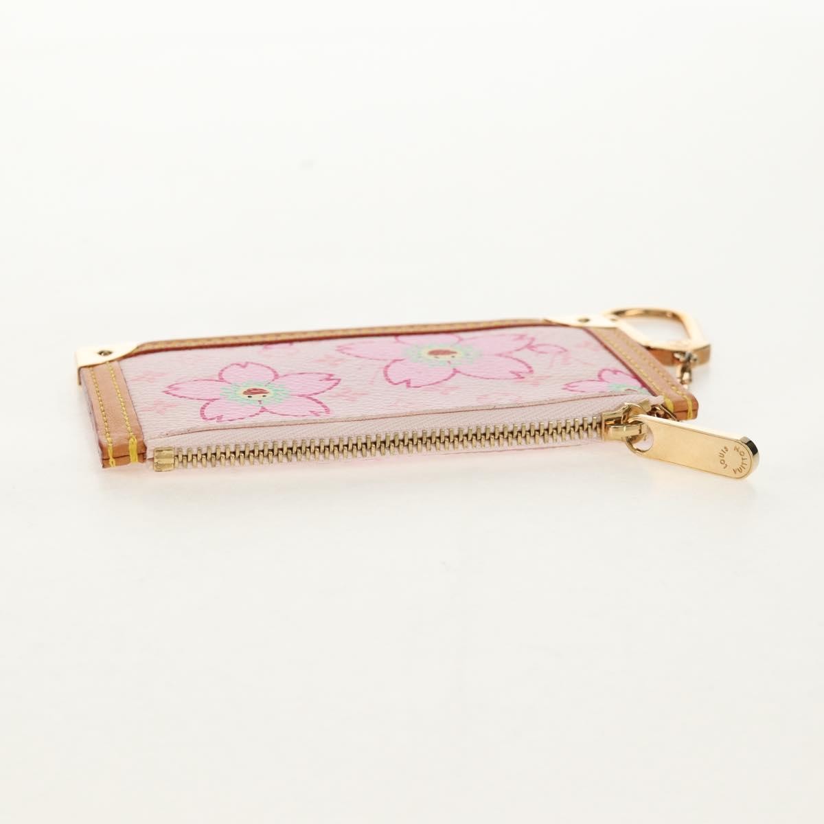 Louis Vuitton Pochette Cles Key Pouch Reverse Monogram Giant Pink Canvas Clutche & Pouche Bag (Pre-Owned)