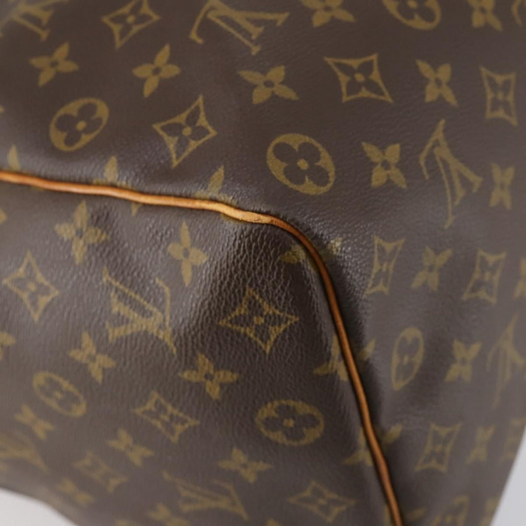 Louis Vuitton Keepall Bag Monogram Canvas Brown Canvas Travel Bag Bag (Pre-Owned)