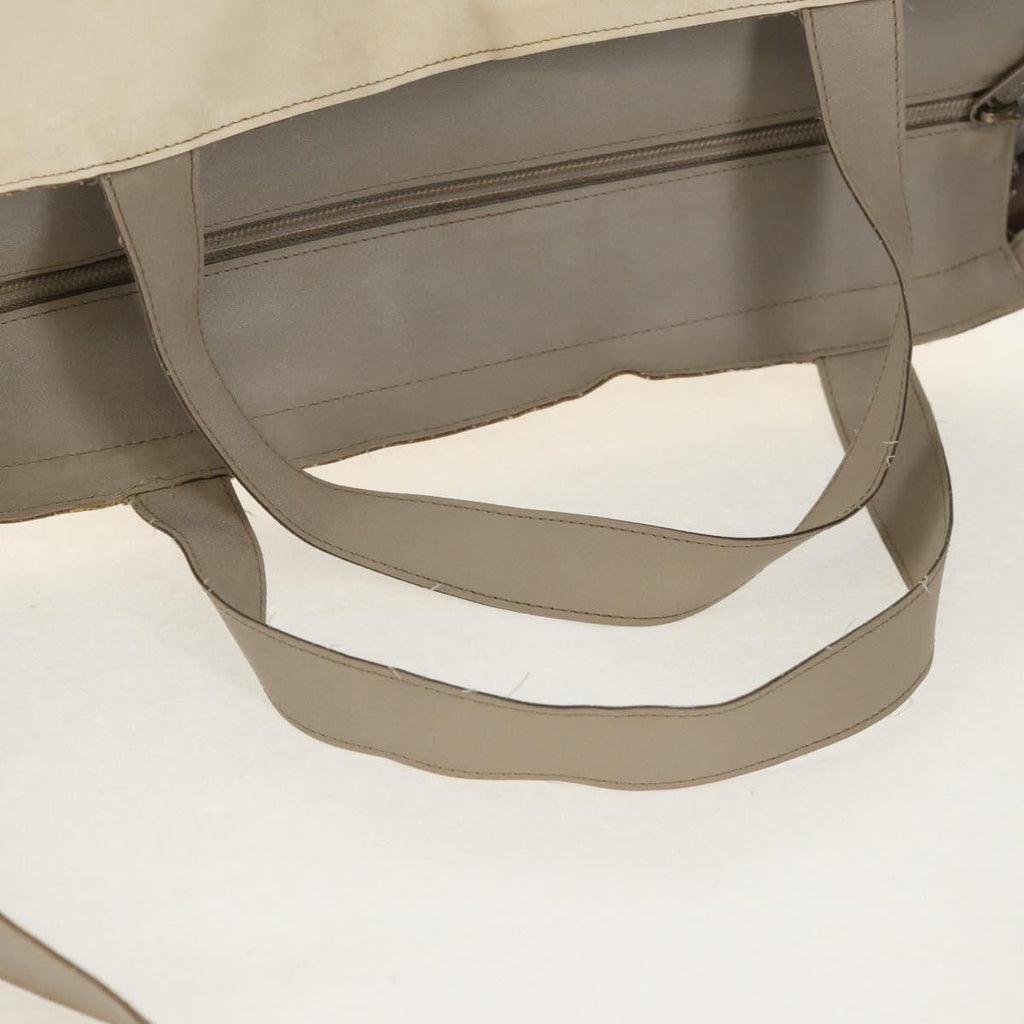 Chanel Sport Tote Nylon Gray Nylon Tote Bag Bag (Pre-Owned)