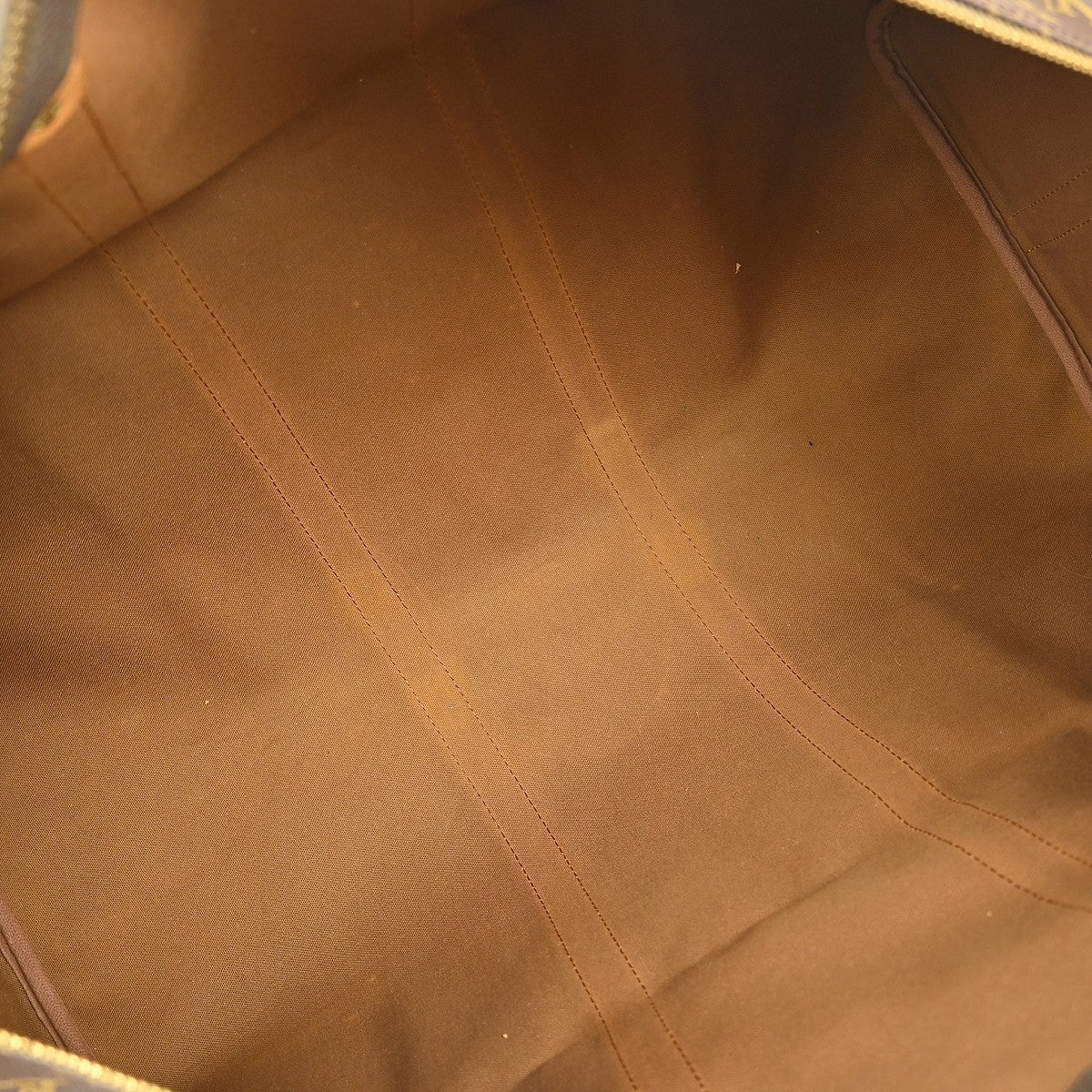 Louis Vuitton Keepall Bandouliere Bag Monogram Canvas Brown Canvas Travel Bag Bag (Pre-Owned)