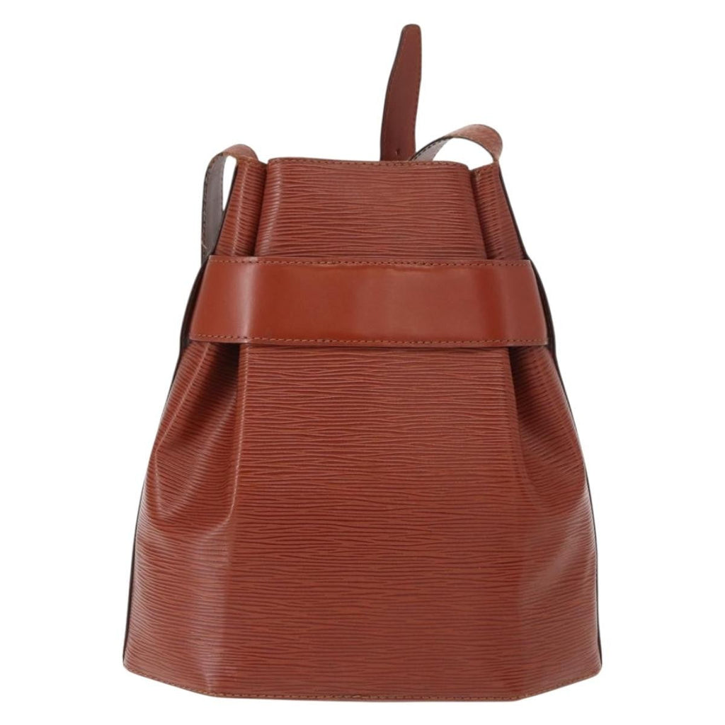 Louis Vuitton Vintage Sac D'epaule Handbag Epi Leather Brown Leather Shoulder Bag Bag (Pre-Owned)