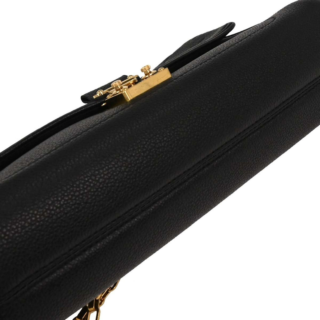 Louis Vuitton Saint Germain Handbag Monogram Empreinte Leather Black Leather Shoulder Bag Bag (Pre-Owned)