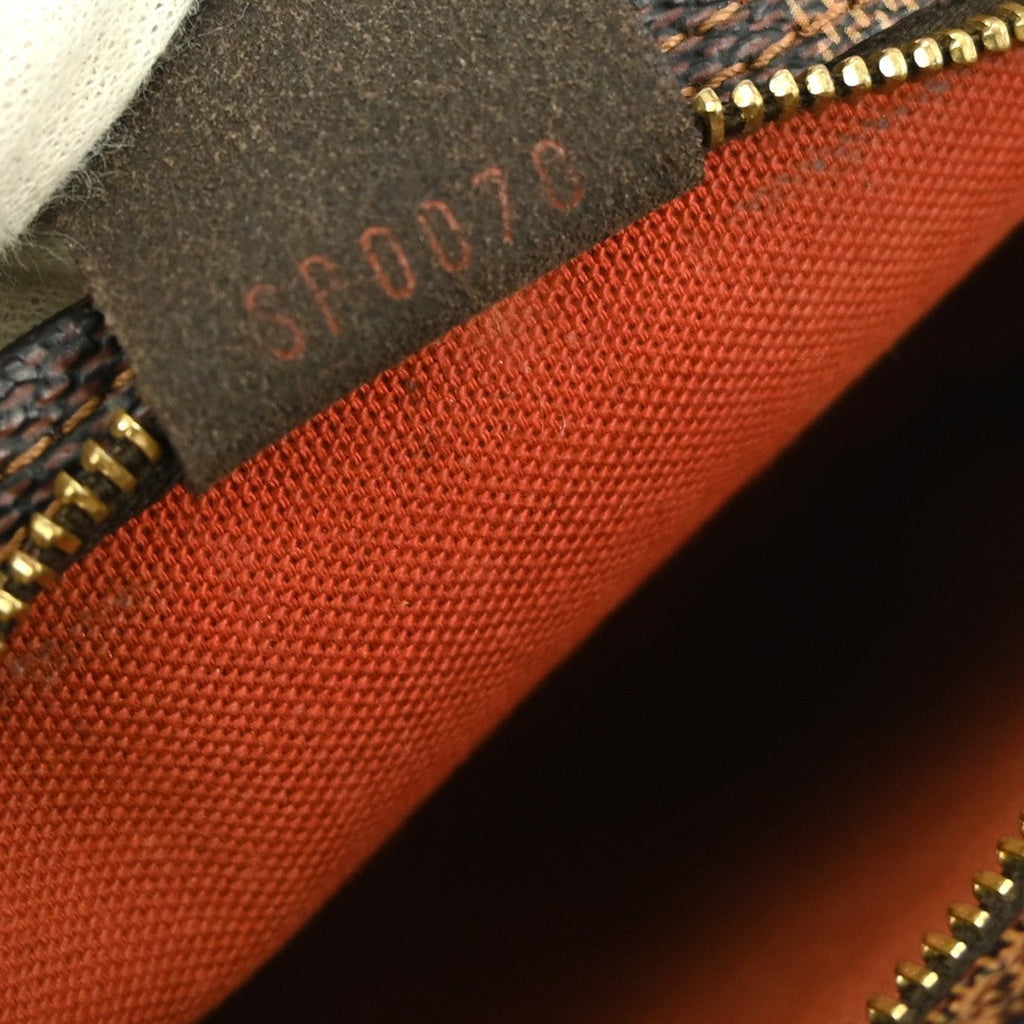 Louis Vuitton Trousse Make Up Bag Damier Canvas Brown Canvas Clutche & Pouche Bag (Pre-Owned)