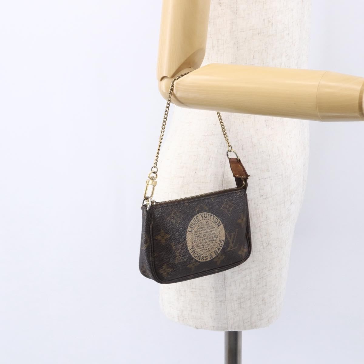 Louis Vuitton Pochette Accessoires Limited Edition Monogram Canvas Brown Canvas Clutche & Pouche Bag (Pre-Owned)