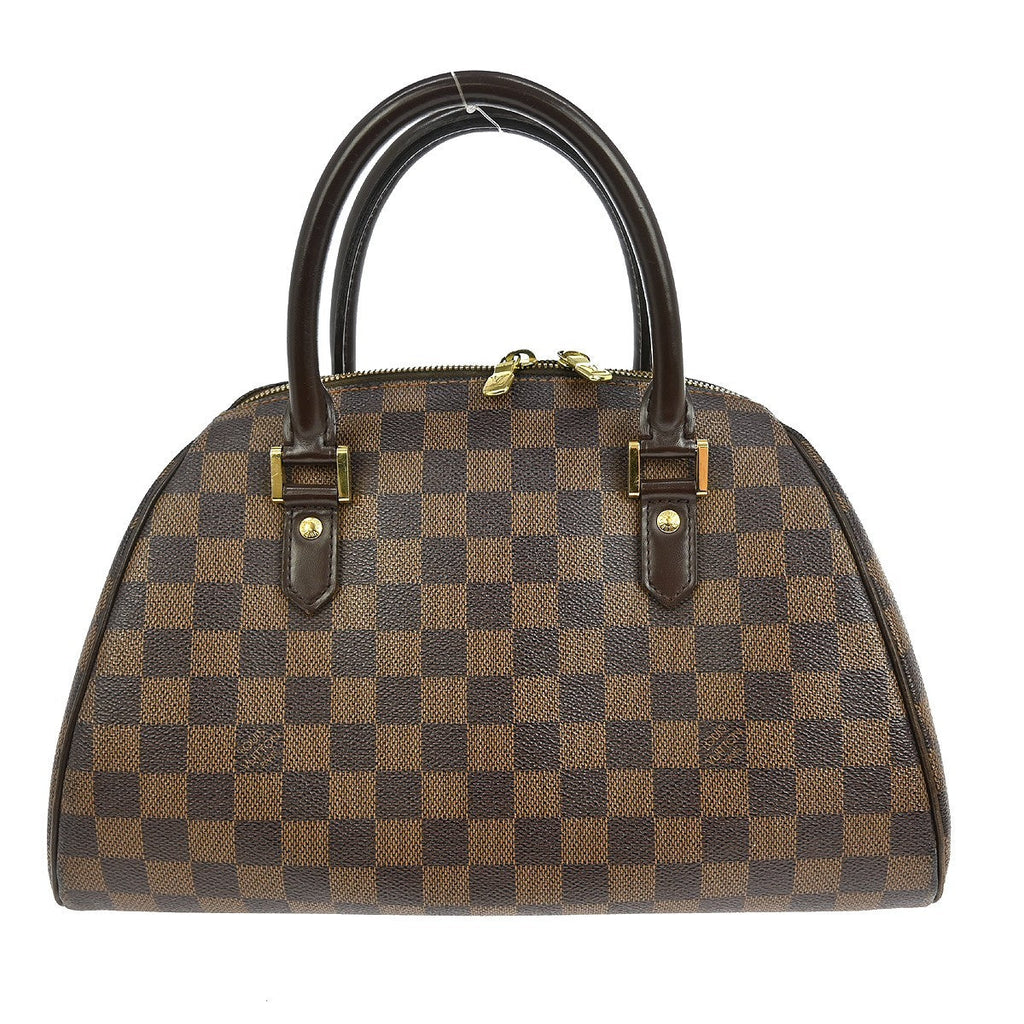 Louis Vuitton Ribera Handbag Damier Brown Canvas Handbag (Pre-Owned)