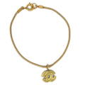 Chanel Cc Chain Bracelet Metal Gold Gold_Plated Bracelet Jewelry (Pre-Owned)