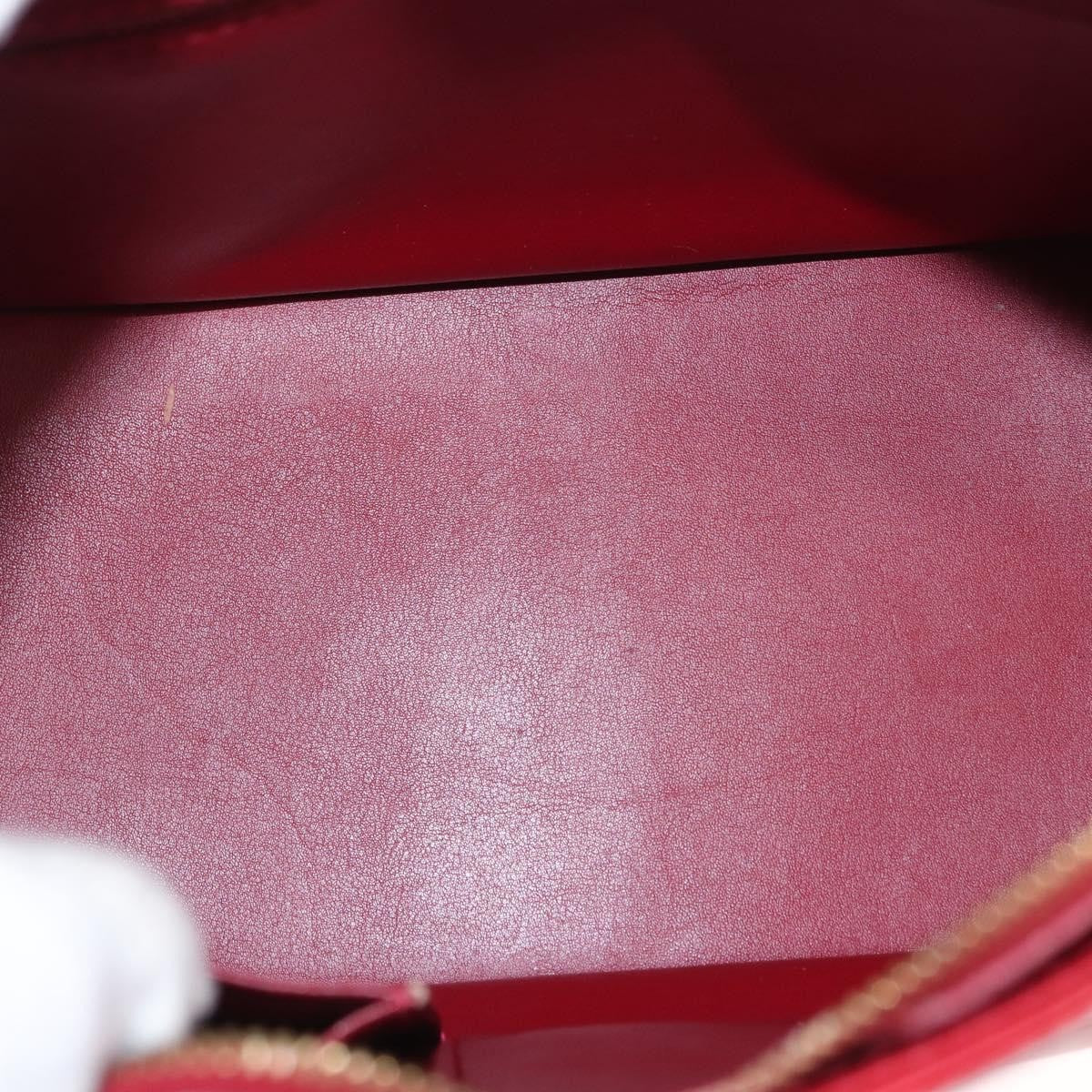 Louis Vuitton Houston Handbag Monogram Vernis Red Patent_Leather Handbag (Pre-Owned)