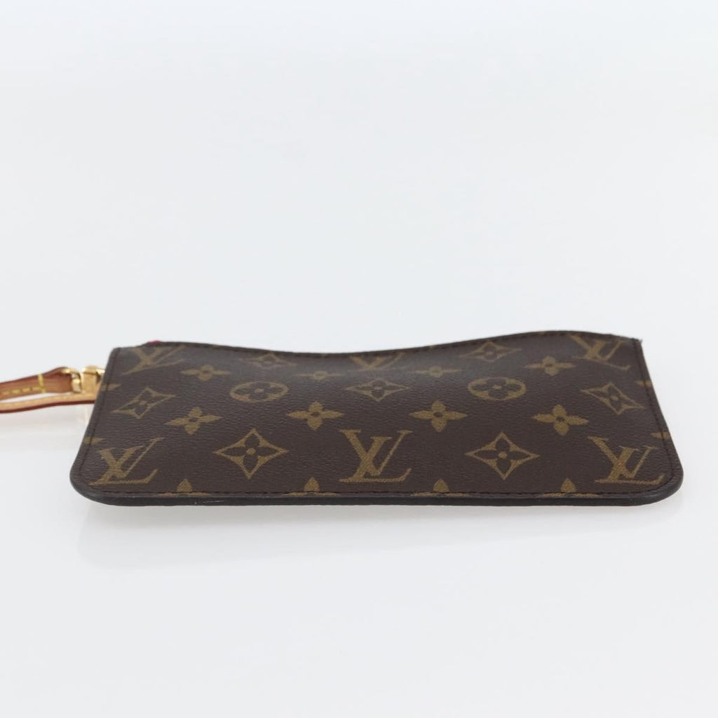 Louis Vuitton Neverfull Pochette Monogram Canvas Brown Canvas Clutche & Pouche Bag (Pre-Owned)