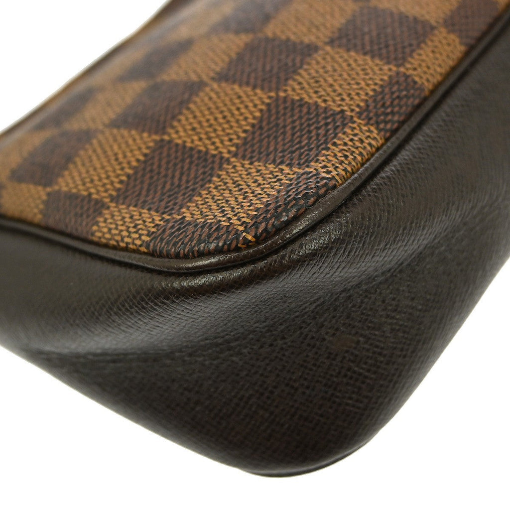 Louis Vuitton Trousse Make Up Bag Damier Canvas Brown Canvas Shoulder Bag Bag (Pre-Owned)