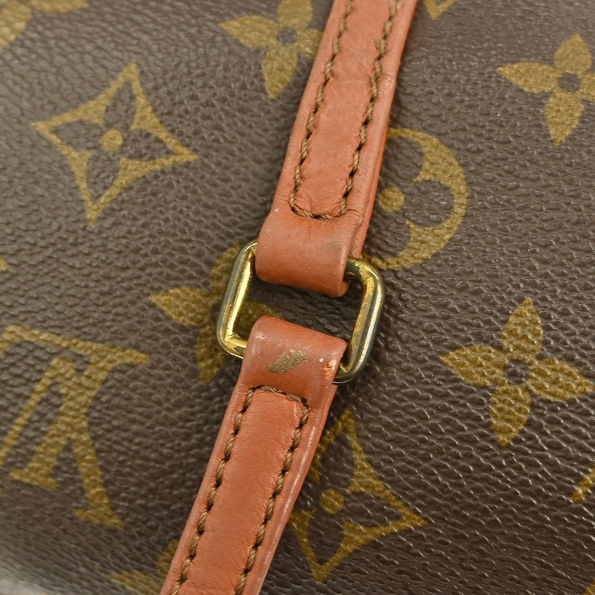 Louis Vuitton Papillon Handbag Monogram Canvas Brown Canvas Handbag (Pre-Owned)