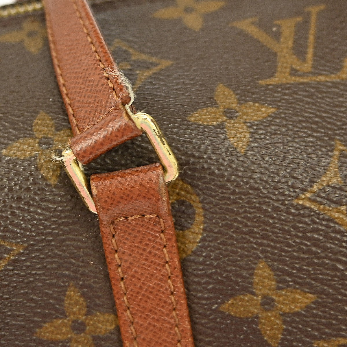 Louis Vuitton Papillon Handbag Monogram Canvas Brown Canvas Handbag (Pre-Owned)