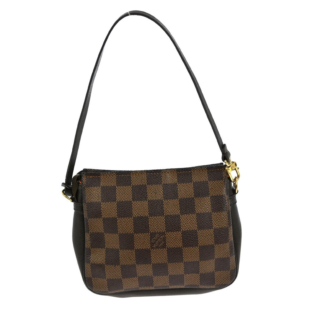Louis Vuitton Trousse Make Up Bag Damier Canvas Brown Canvas Clutche & Pouche Bag (Pre-Owned)