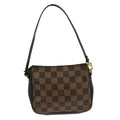 Louis Vuitton Trousse Make Up Bag Damier Canvas Brown Canvas Clutche & Pouche Bag (Pre-Owned)