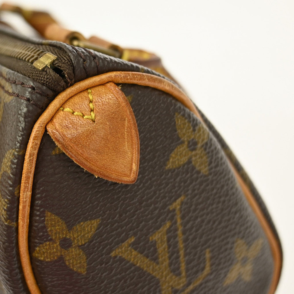 Louis Vuitton Speedy Mini Hl Handbag Monogram Canvas Brown Canvas Handbag (Pre-Owned)