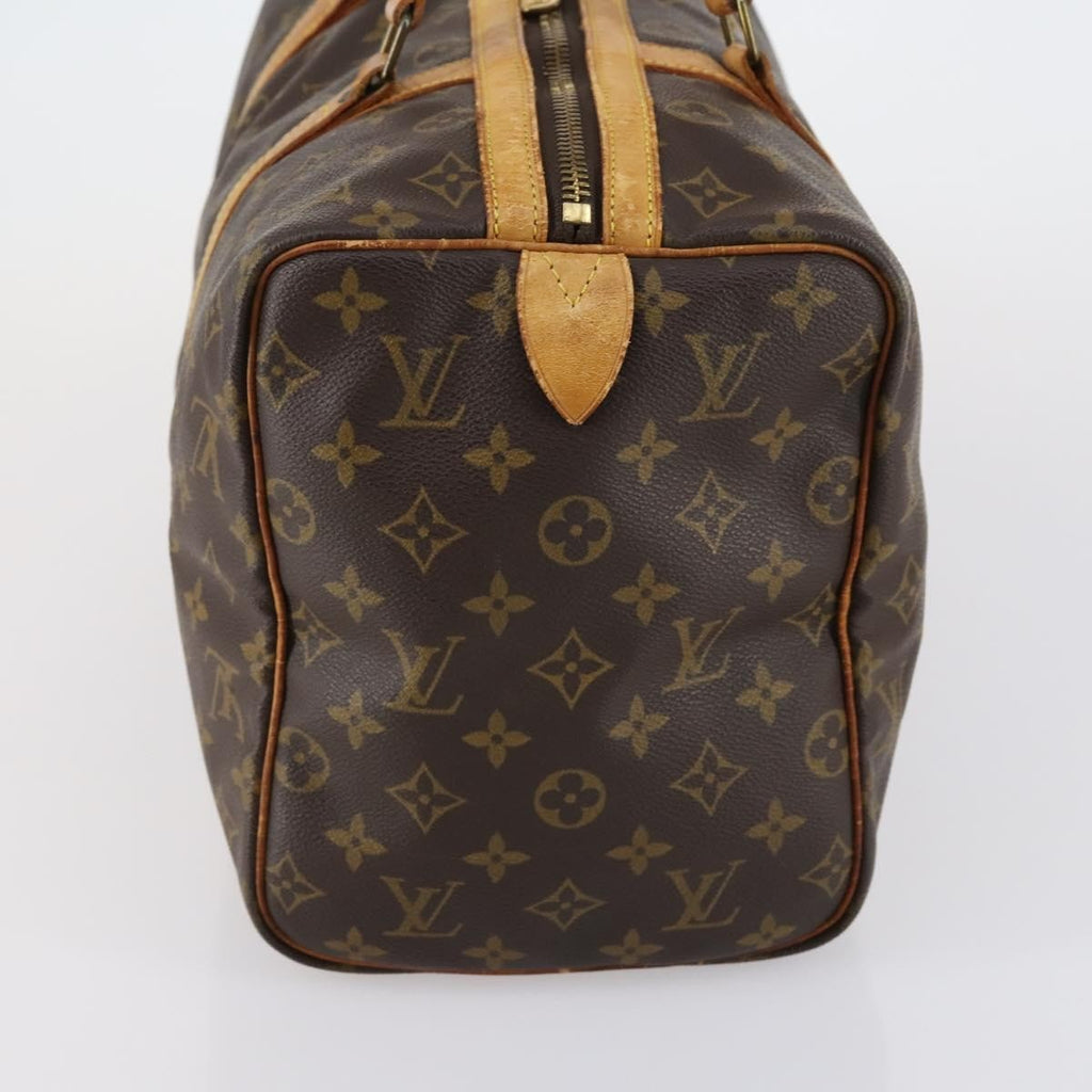 Louis Vuitton Sac Souple Handbag Monogram Canvas Brown Canvas Travel Bag Bag (Pre-Owned)