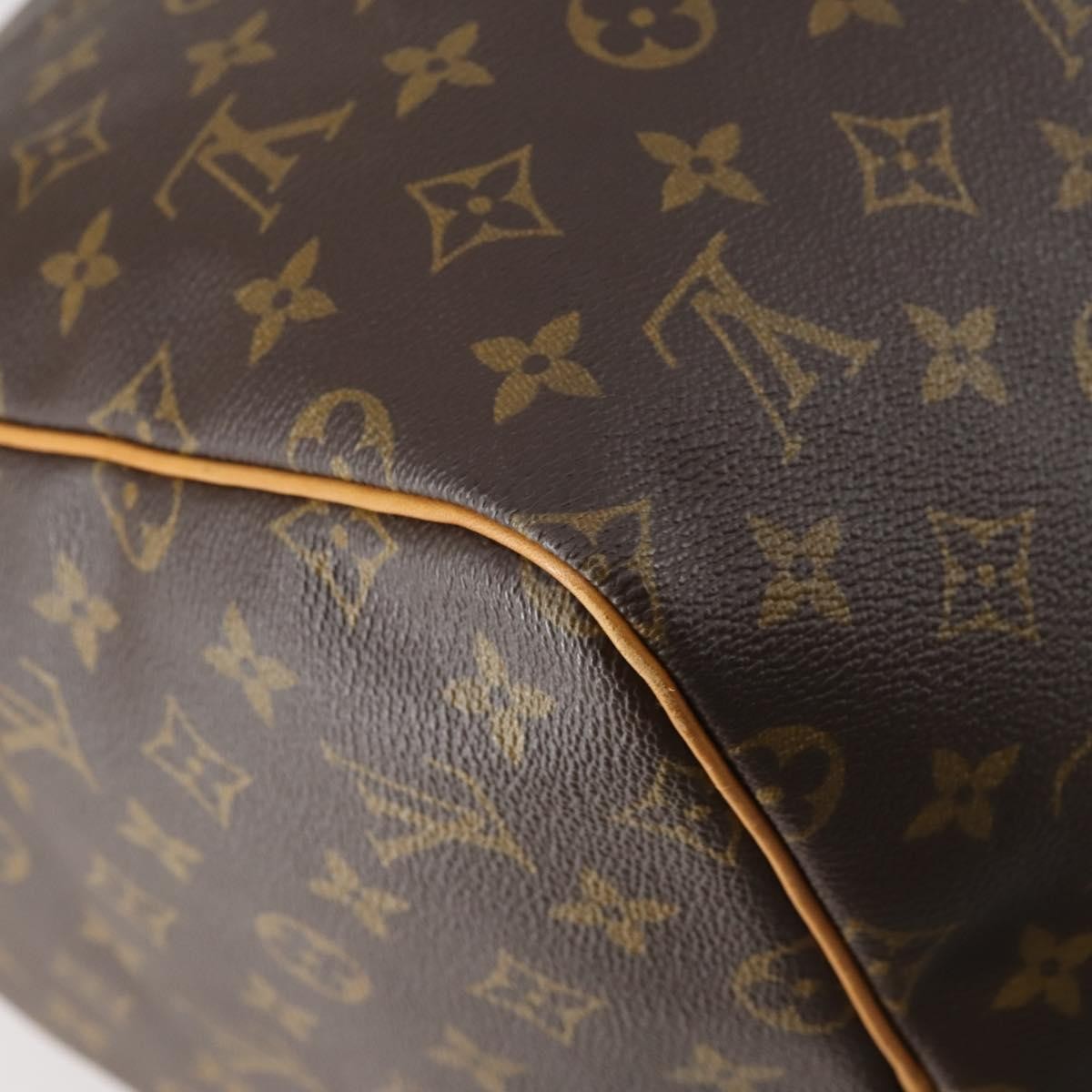 Louis Vuitton Keepall Bag Monogram Canvas Brown Canvas Travel Bag Bag (Pre-Owned)