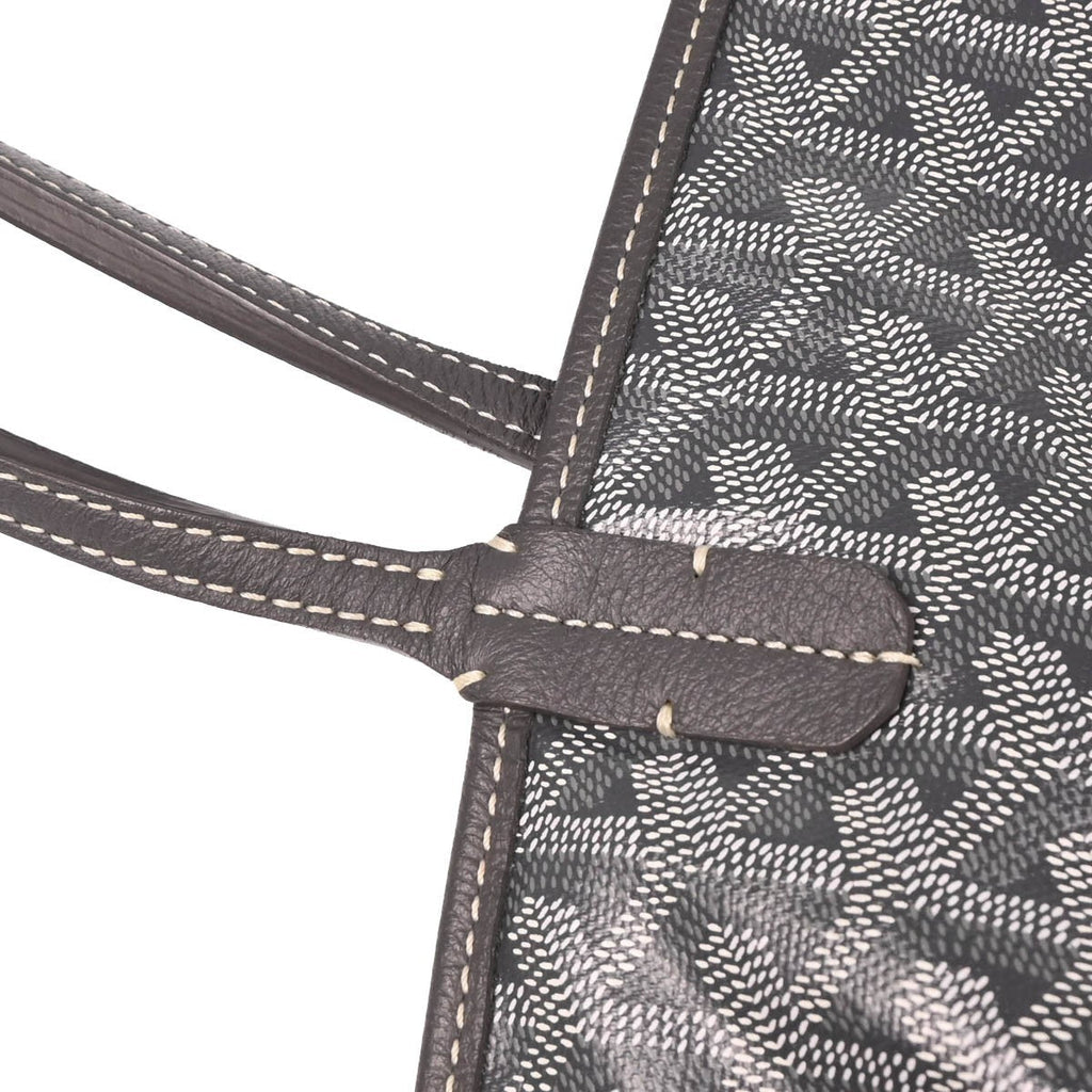 Goyard Saint Louis Tote Coated Canvas Gray Canvas Tote Bag Bag (Pre-Owned)