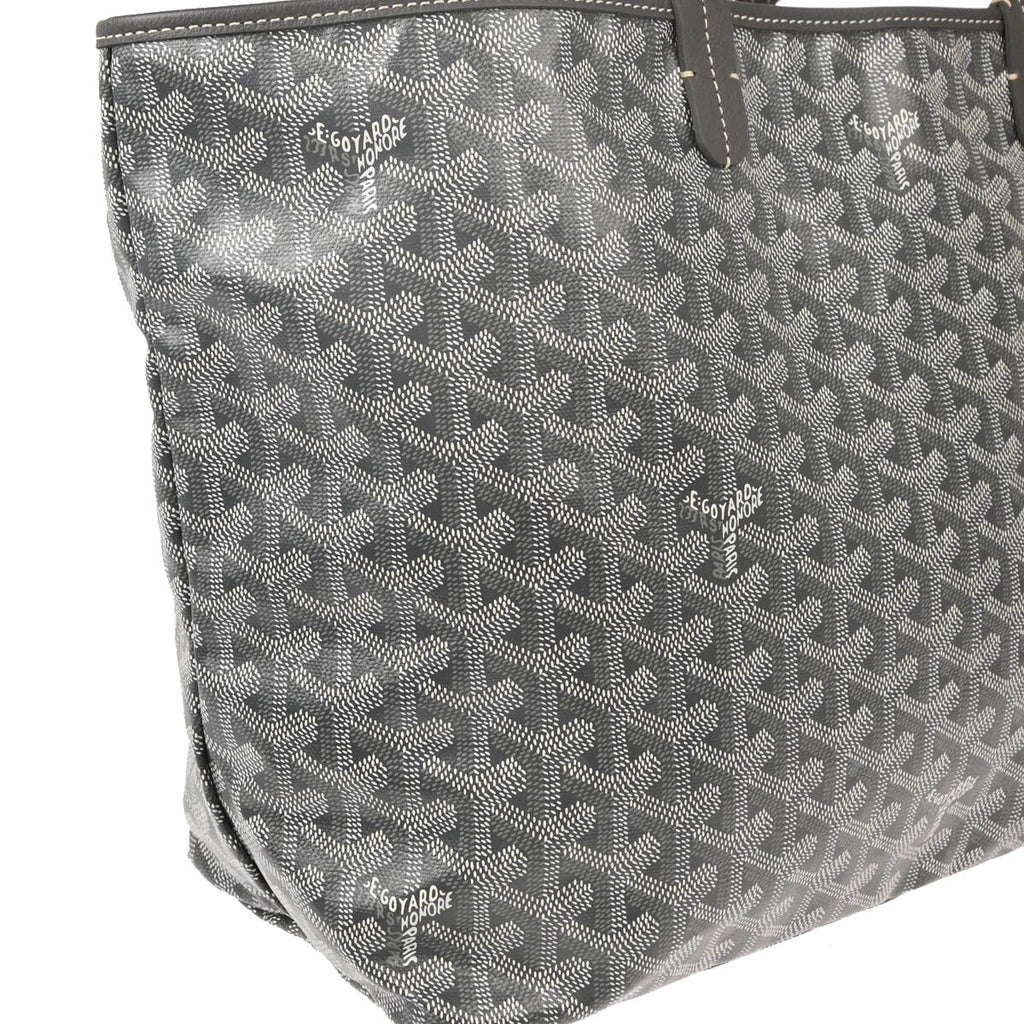 Goyard Saint Louis Tote Coated Canvas Gray Canvas Tote Bag Bag (Pre-Owned)