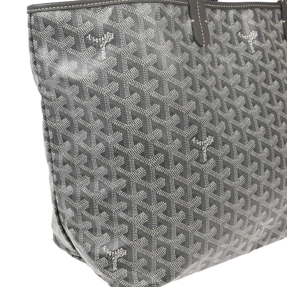 Goyard Saint Louis Tote Coated Canvas Gray Canvas Tote Bag Bag (Pre-Owned)