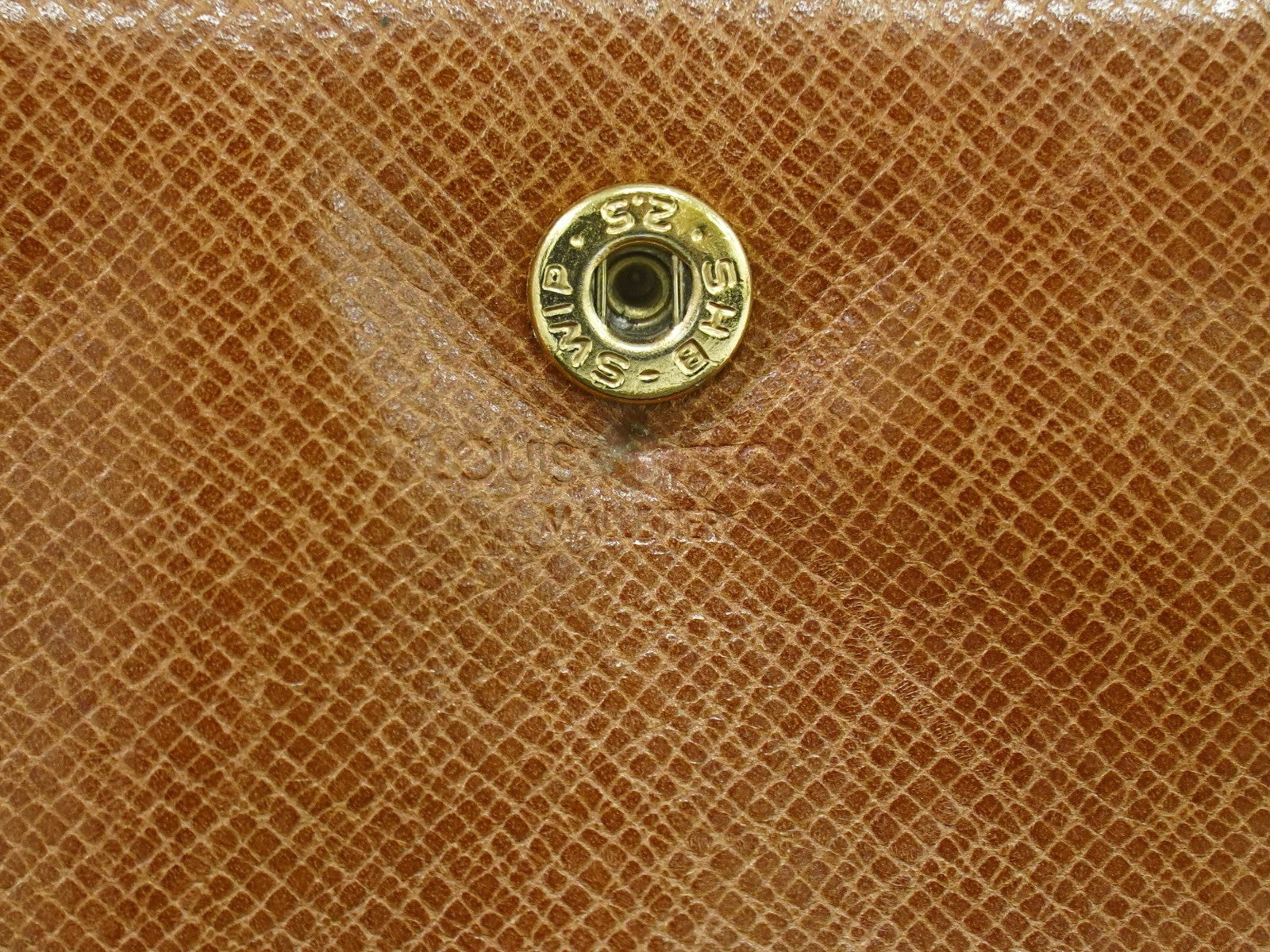 Louis Vuitton Porte Tresor Etui Papiers Wallet Monogram Canvas Brown Canvas Card Holders Accessory (Pre-Owned)