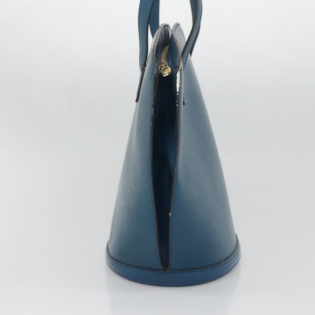 Louis Vuitton Saint Jacques Handbag Epi Leather Blue Leather Handbag (Pre-Owned)