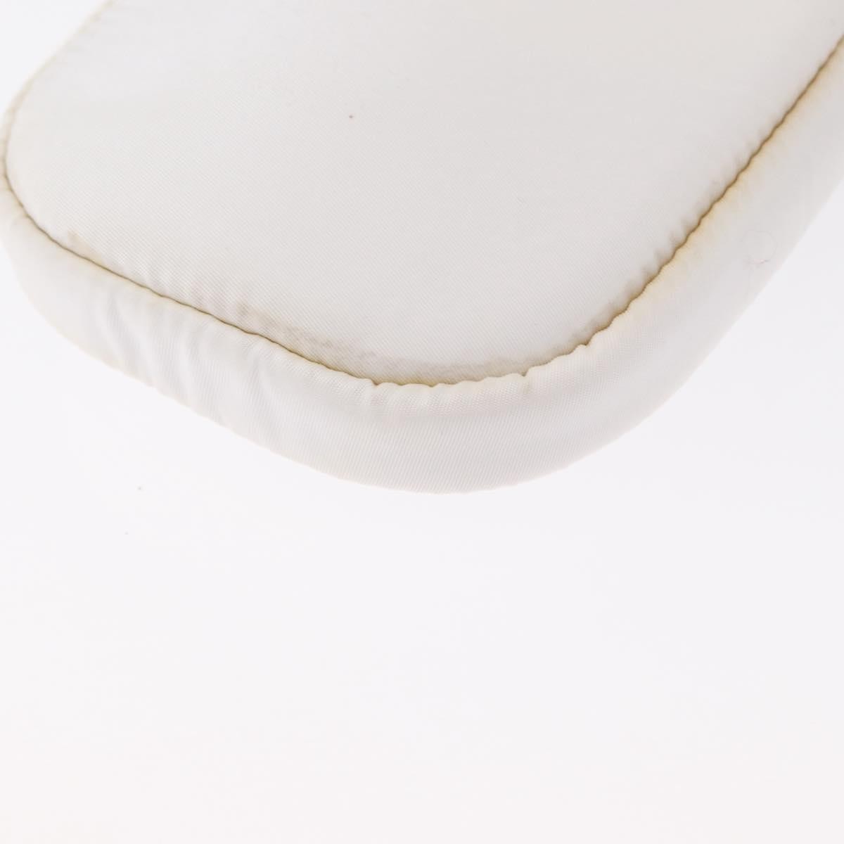 Prada Cargo Phone Holder Crossbody Bag Tessuto White Nylon Shoulder Bag Bag (Pre-Owned)