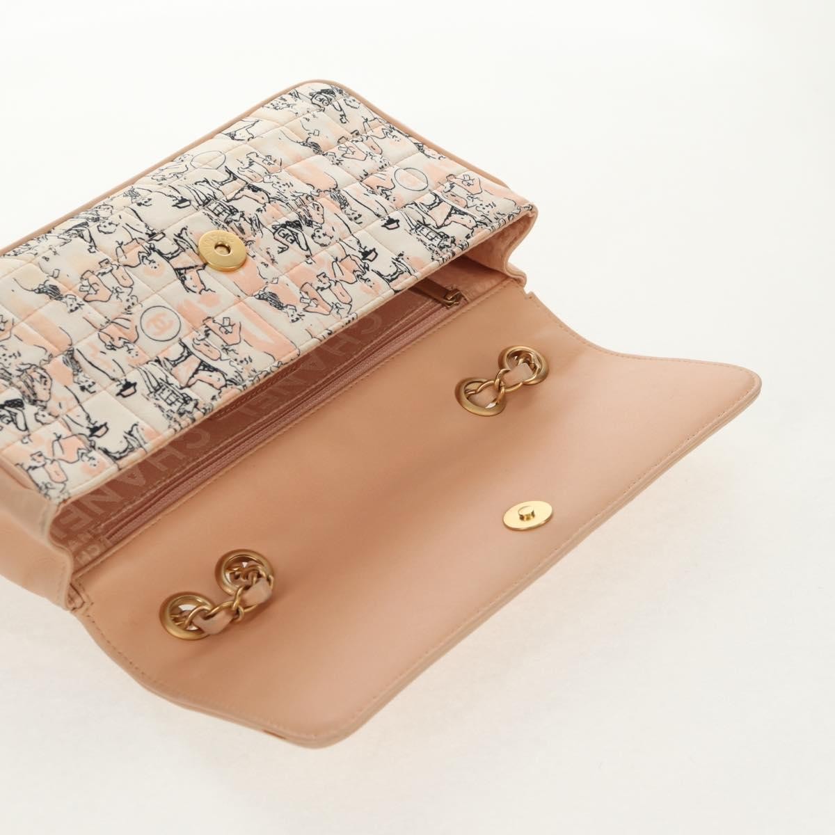 Chanel Limited Edition Scarf Flap Bag Printed Silk And Leather Multicolour Leather Shoulder Bag Bag (Pre-Owned)