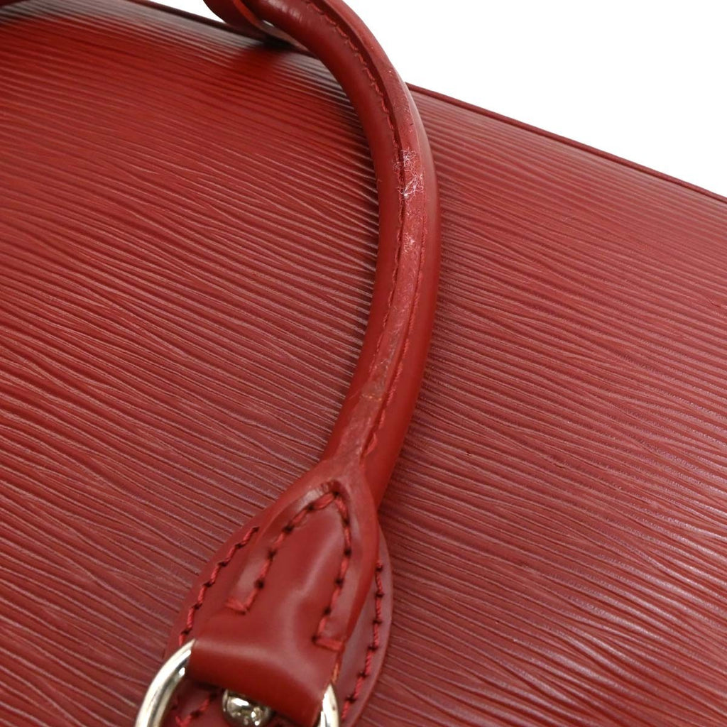 Louis Vuitton Jasmin Bag Epi Leather Red Leather Handbag (Pre-Owned)