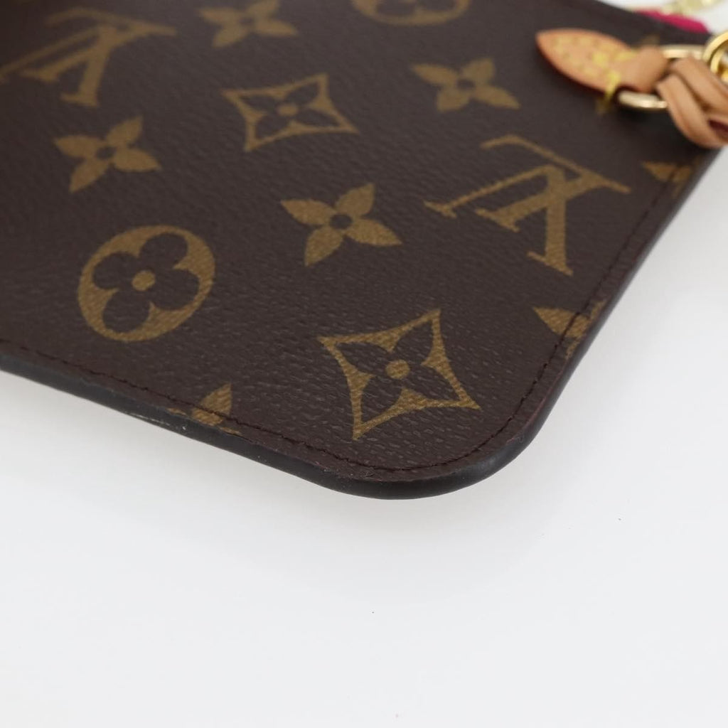 Louis Vuitton Neverfull Pochette Monogram Canvas Brown Canvas Clutche & Pouche Bag (Pre-Owned)