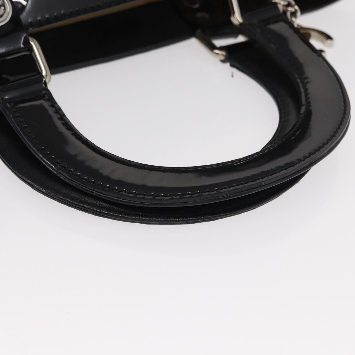 Chanel Cc No.5 Shopping Tote Perforated Patent Black Patent_Leather Tote Bag Bag (Pre-Owned)