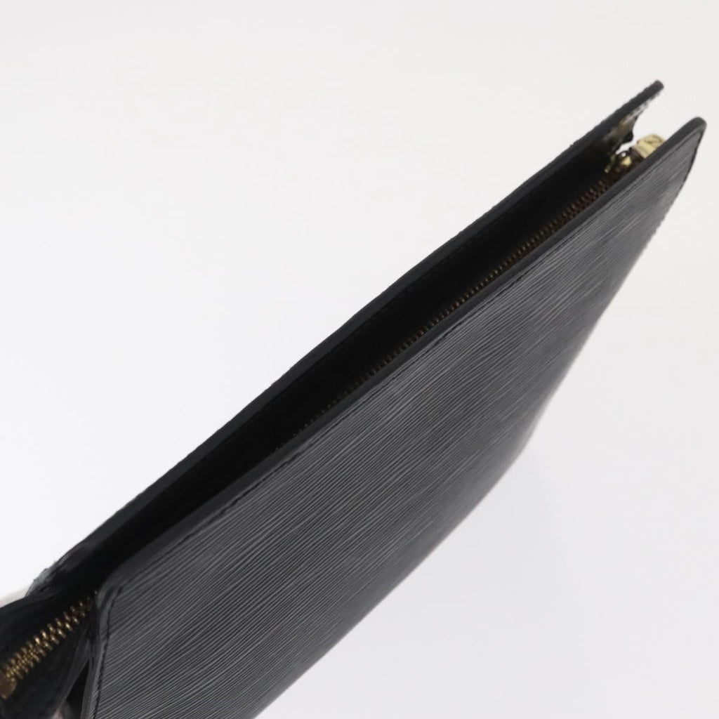 Louis Vuitton Pochette Homme Epi Leather Black Leather Clutche & Pouche Bag (Pre-Owned)